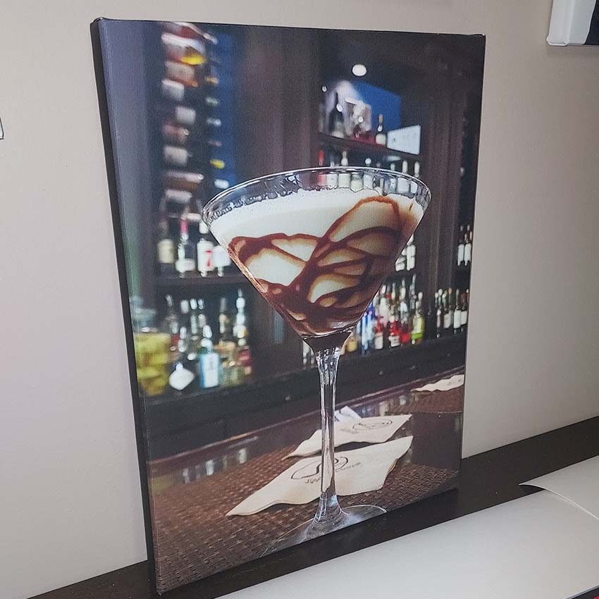 canvas-drink Canvas printed wraps | martini photo